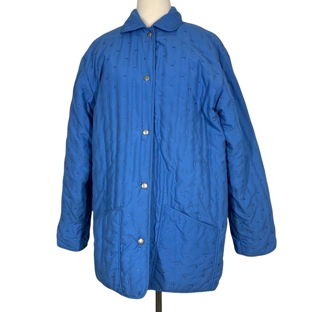 J. MCLAUGHLIN Blue Jacket Size 8